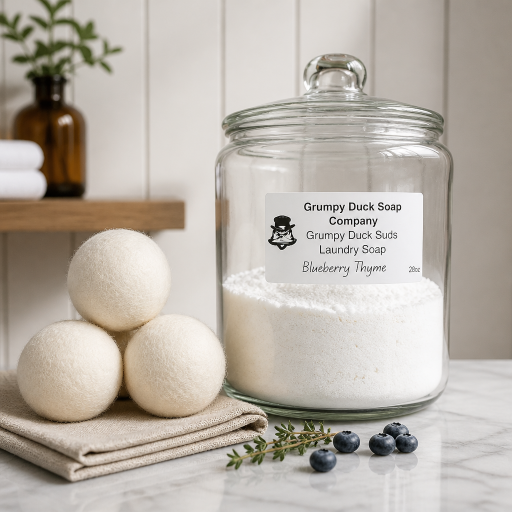 Grumpy Duck Suds-Blueberry Thyme
